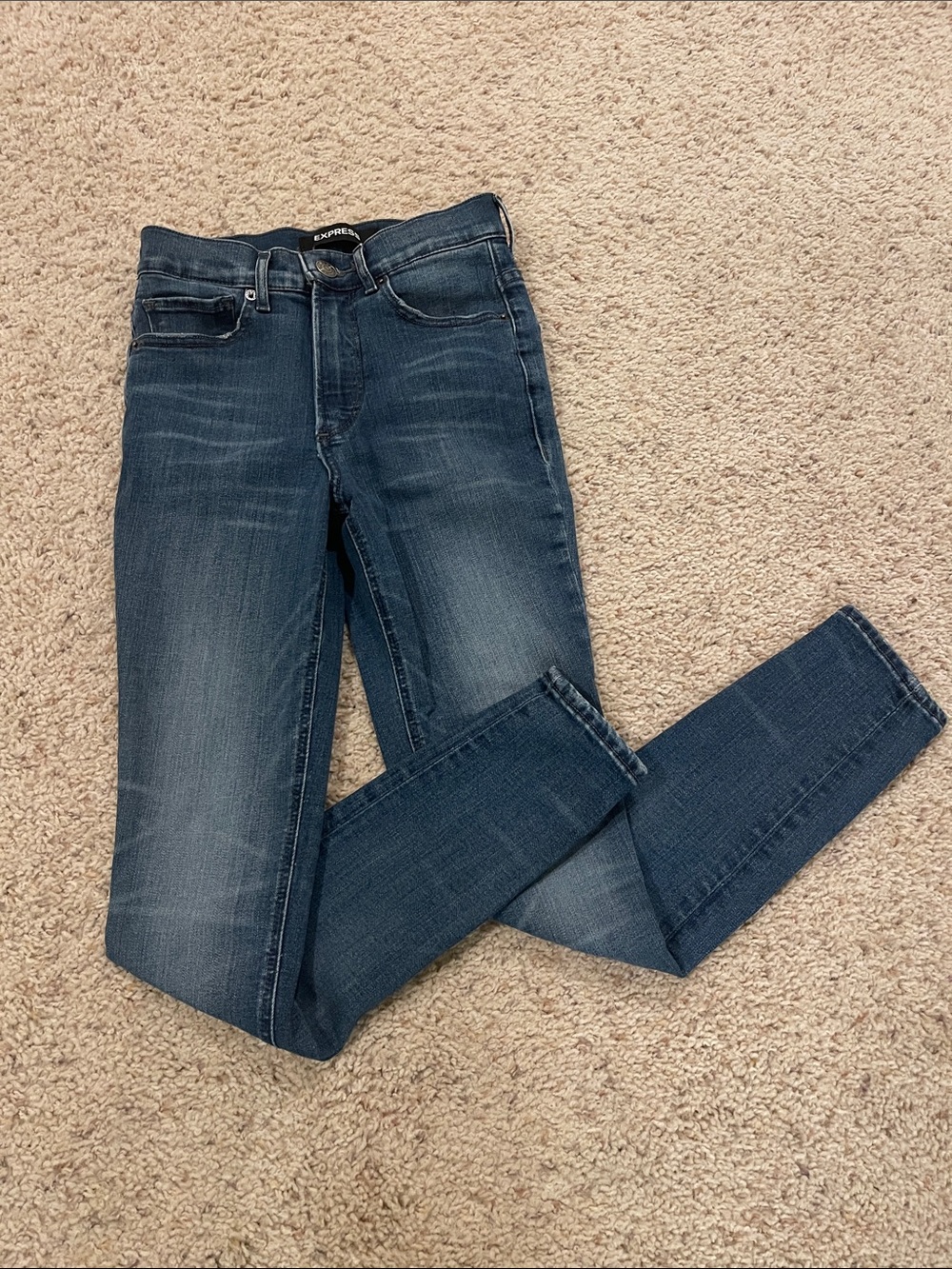 Express denim legging high rise size 0s
